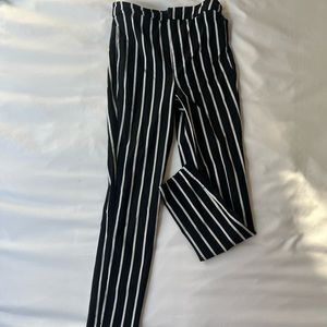 Black and white pants